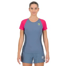 Kvinner t-skjorte Karpos Lavaredo Evo W Jersey bluefin / innuendo